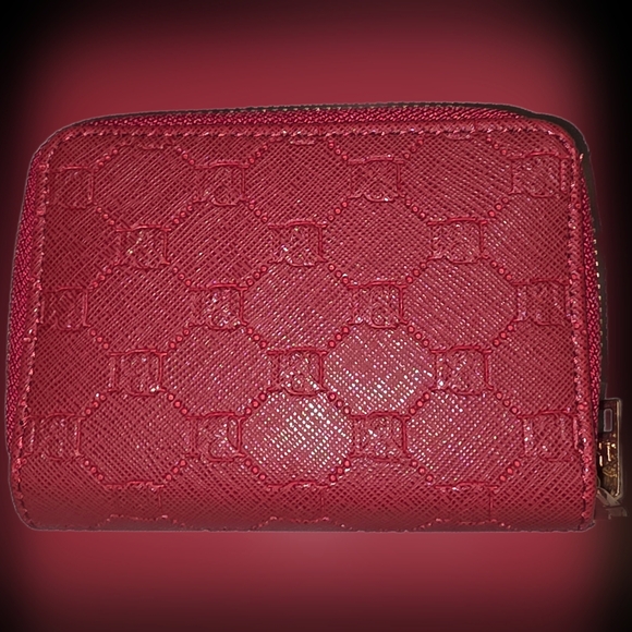 Wine Colored Badgley Mischka Wallet - Picture 3 of 8